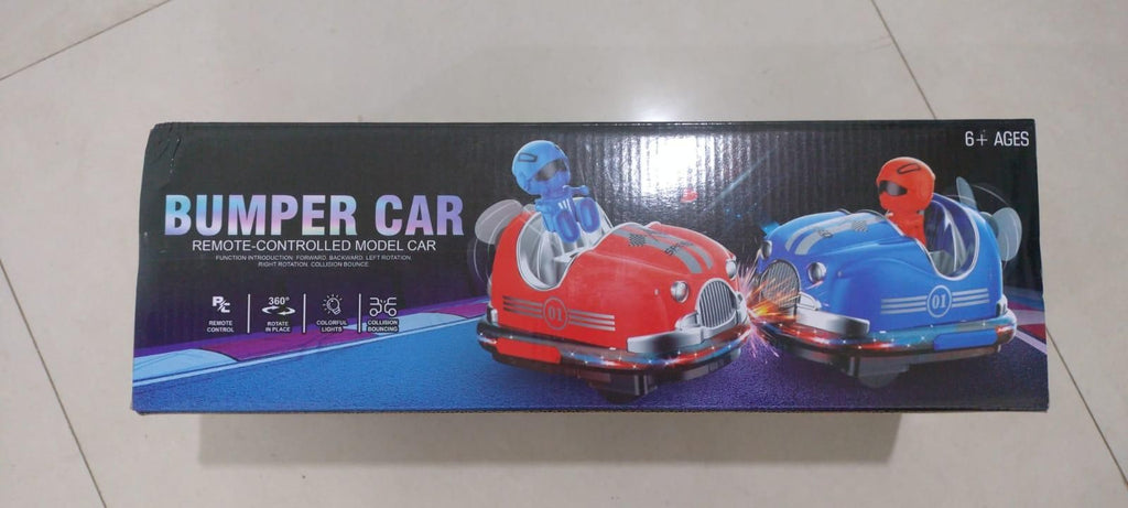 Set of 2 RC Bumper Cars with Ejecting Robots