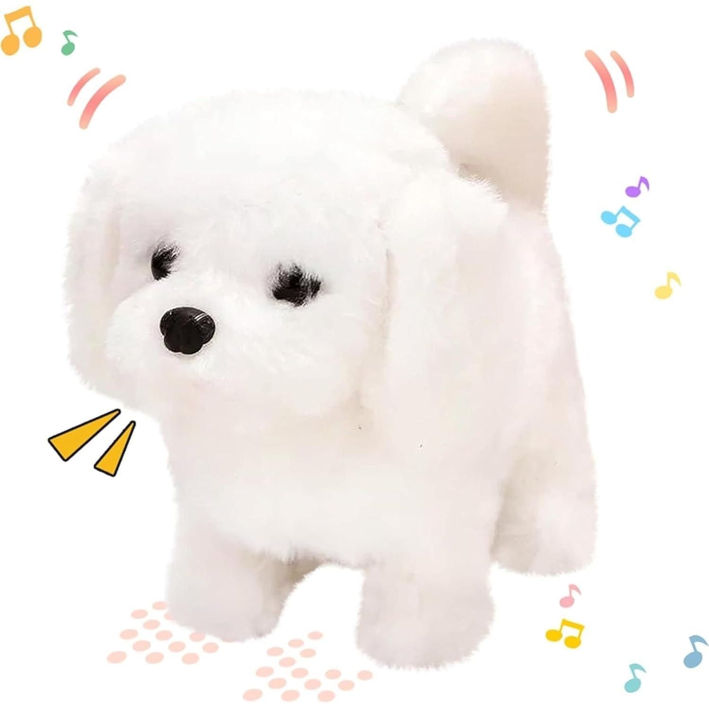 Walking Bunny Toy with Sounds Jumping Dog Wiggling Ears Twitching Mouth and Nose