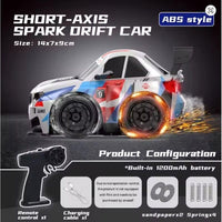 High-Speed RC Drift Car with Spark Effect